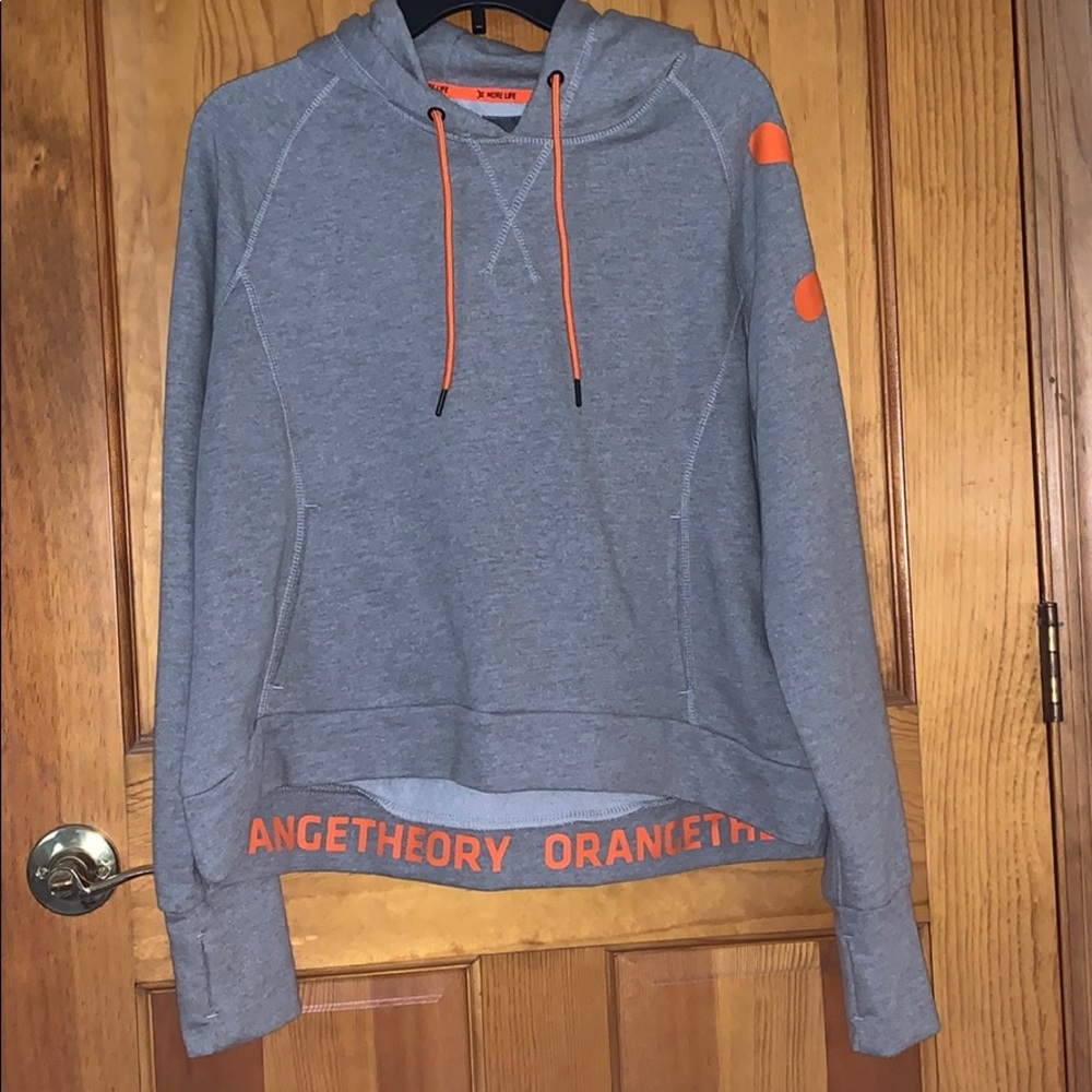 Brand new ORANGE THEORY crop sweatshirt